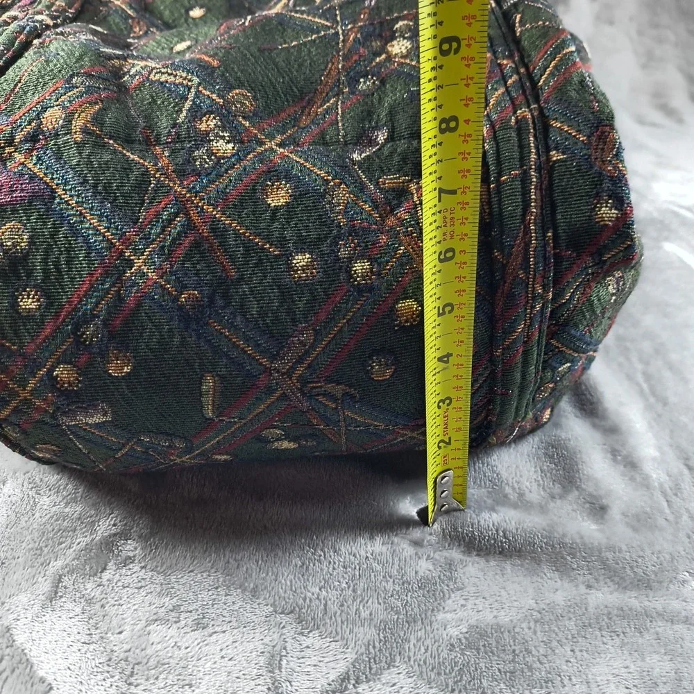 Vintage Golf Duffle Bag Organizer Set Green Tapestry Travel Pack Made In USA 70s